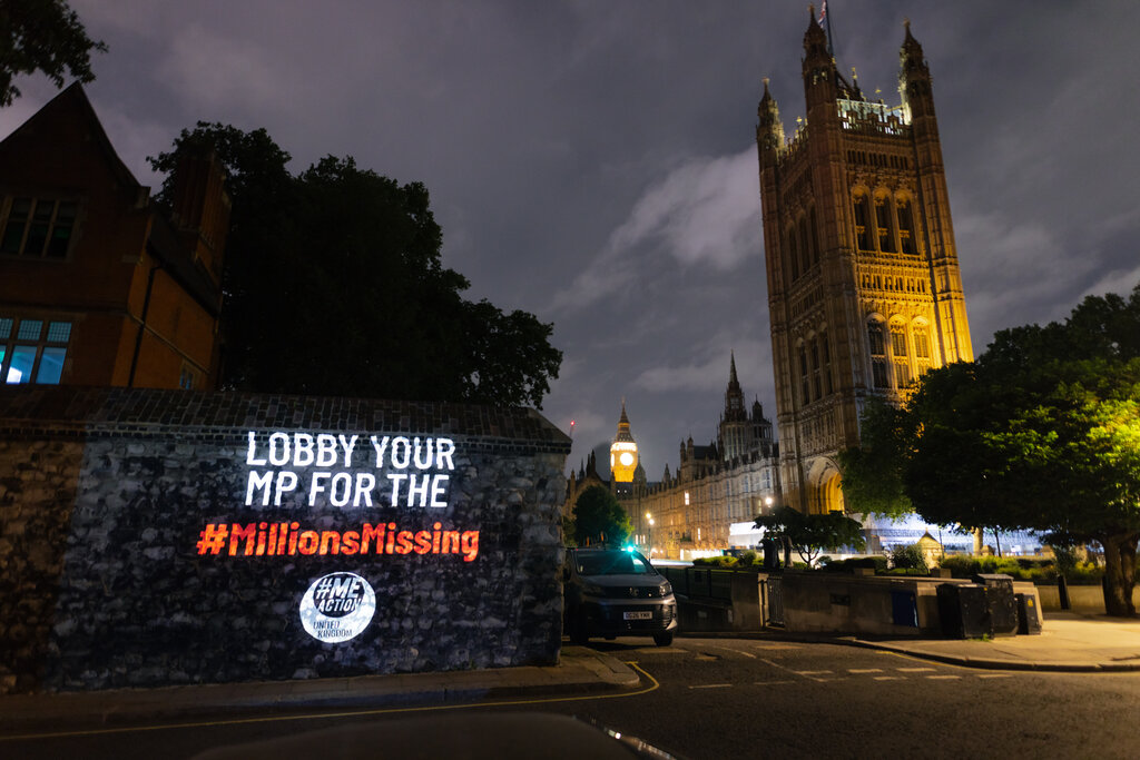 Light Protest Calls Out Government Over the Neglect of People With Very Severe Myalgic Encephalomyelitis (ME)  
