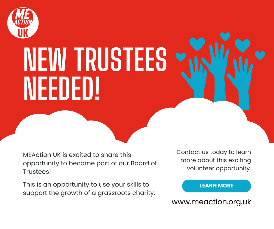 MEAction UK needs new trustees!