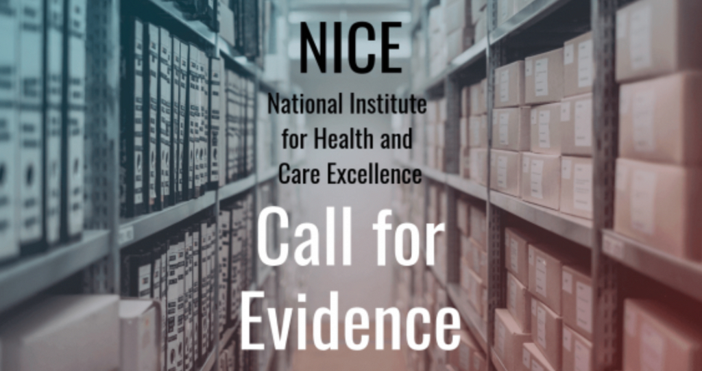 NICE Call For Evidence On ME Guidelines