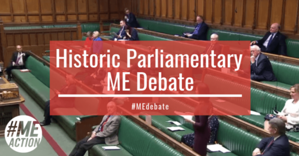 Historic Parliamentary Debate Shaped By People With ME